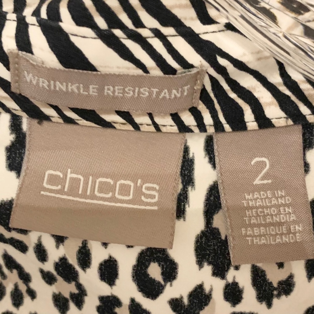 Chico’s 3/4 Sleeve Blouse - Picture 4 of 4